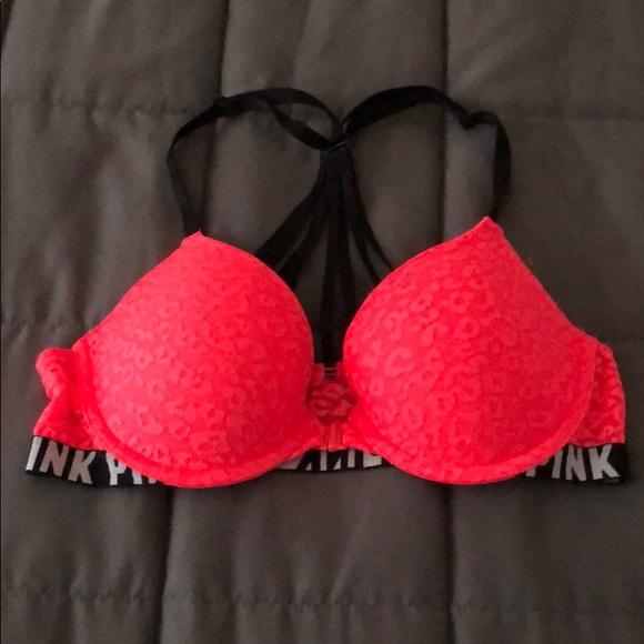 PINK Victoria's Secret Other - PINK Leopard Lace Push-up Bra 34B Never Worn PINK Victoria's Secret Other - PINK Leopard Lace Push-up Bra 34B Never Worn